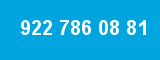 922 786 08 81